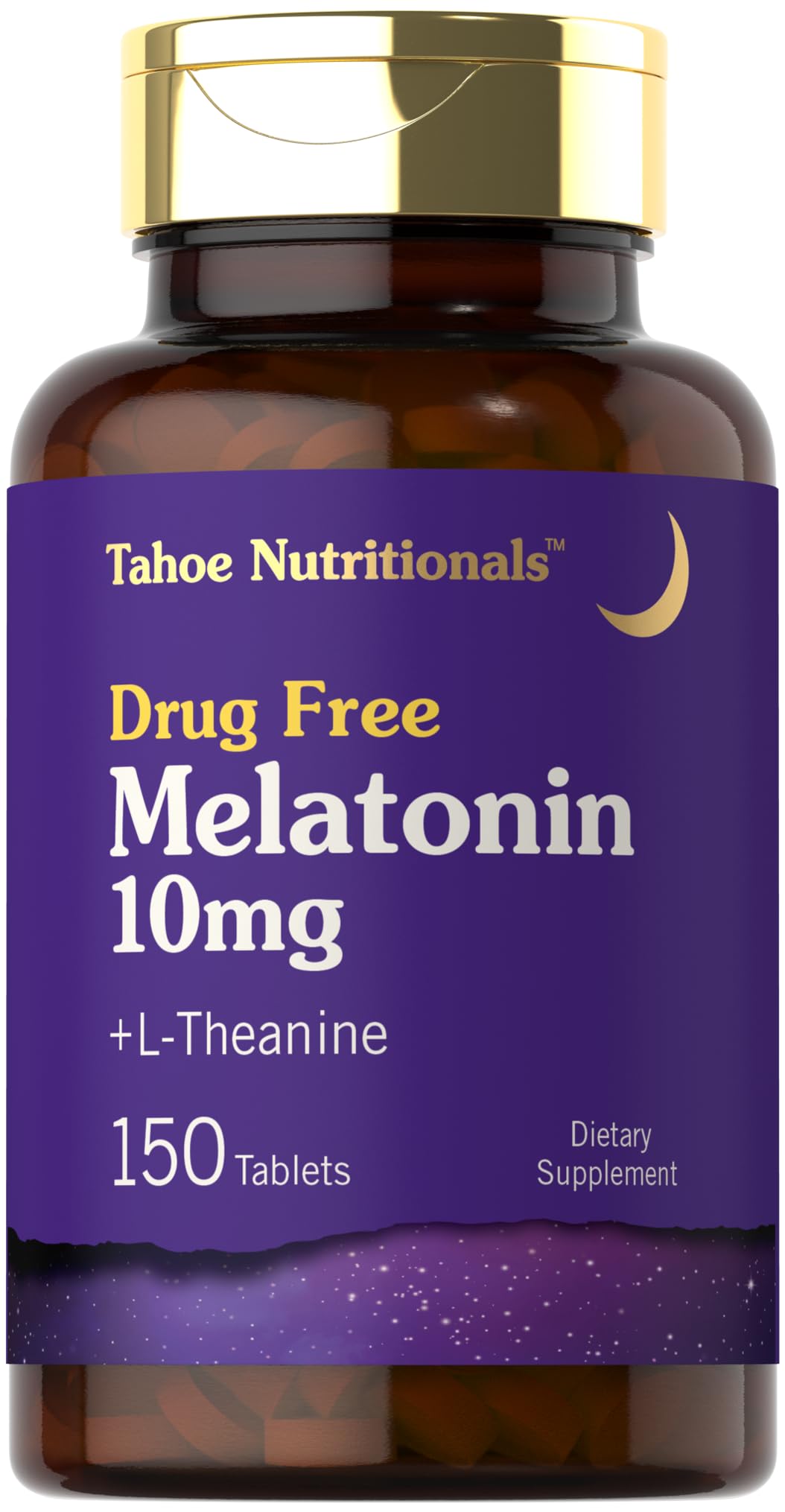 Tahoe Nutritionals Ultra Melatonin 10mg tablets front view