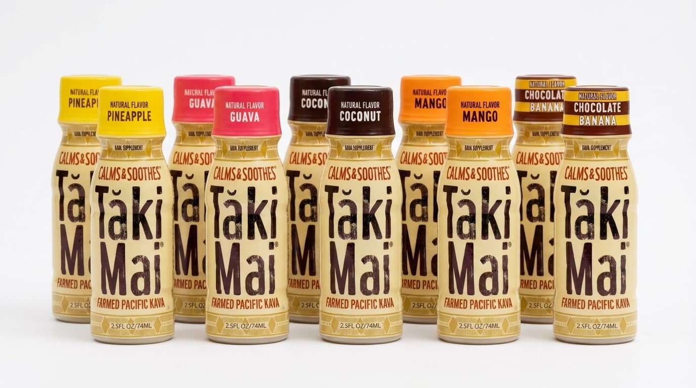 Taki Mai Kava Kava Shots packaging front view
