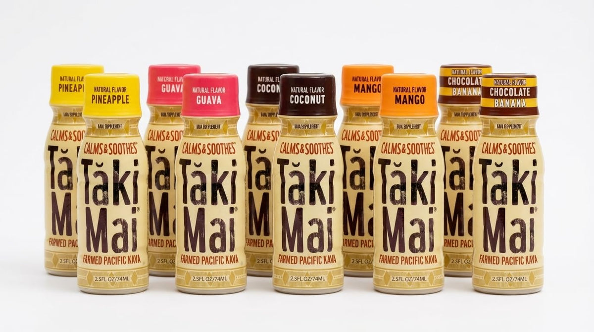 Taki Mai Kava Kava Shots packaging front view