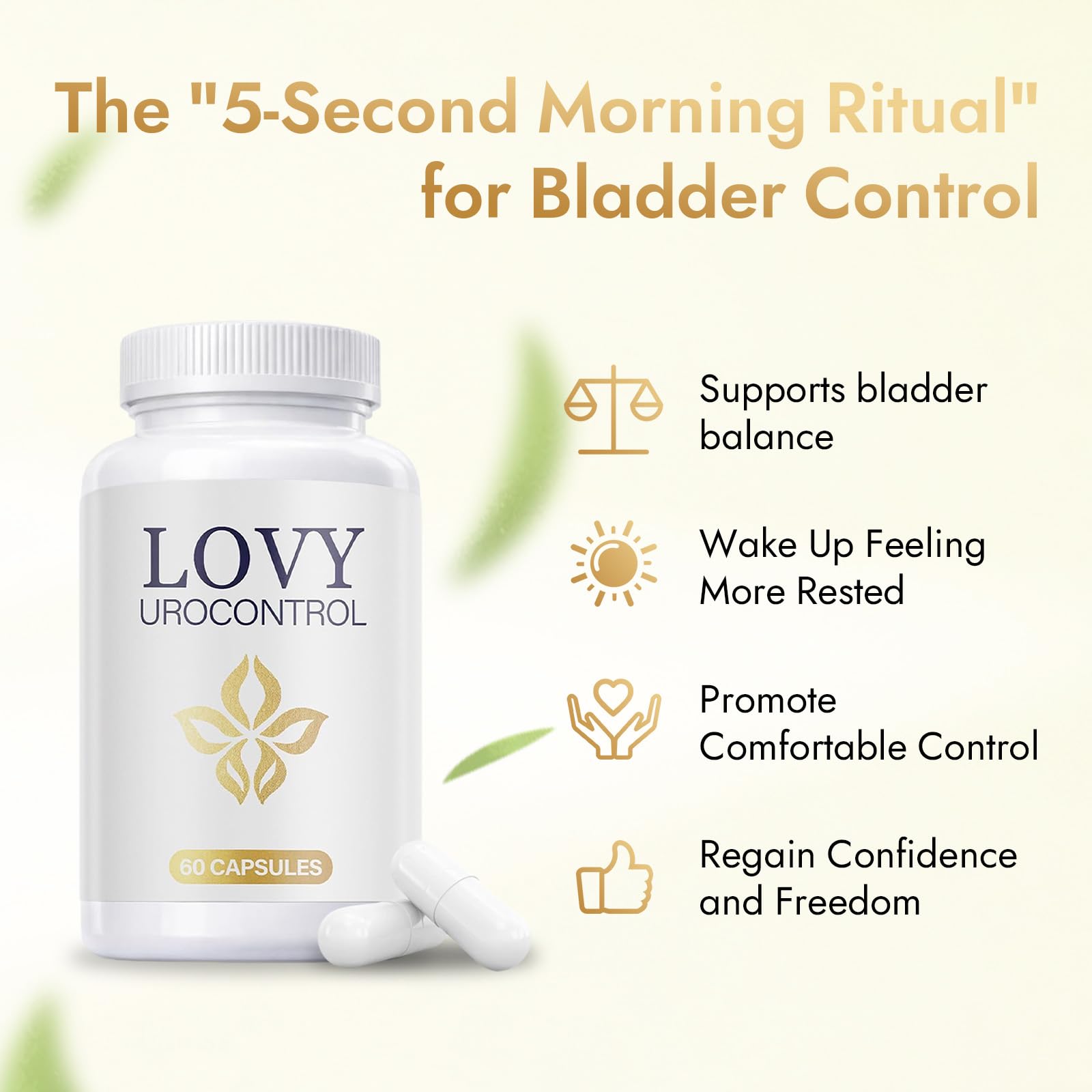 TakTuqa Lovy Urocontrol Bladder Support Capsules packaging