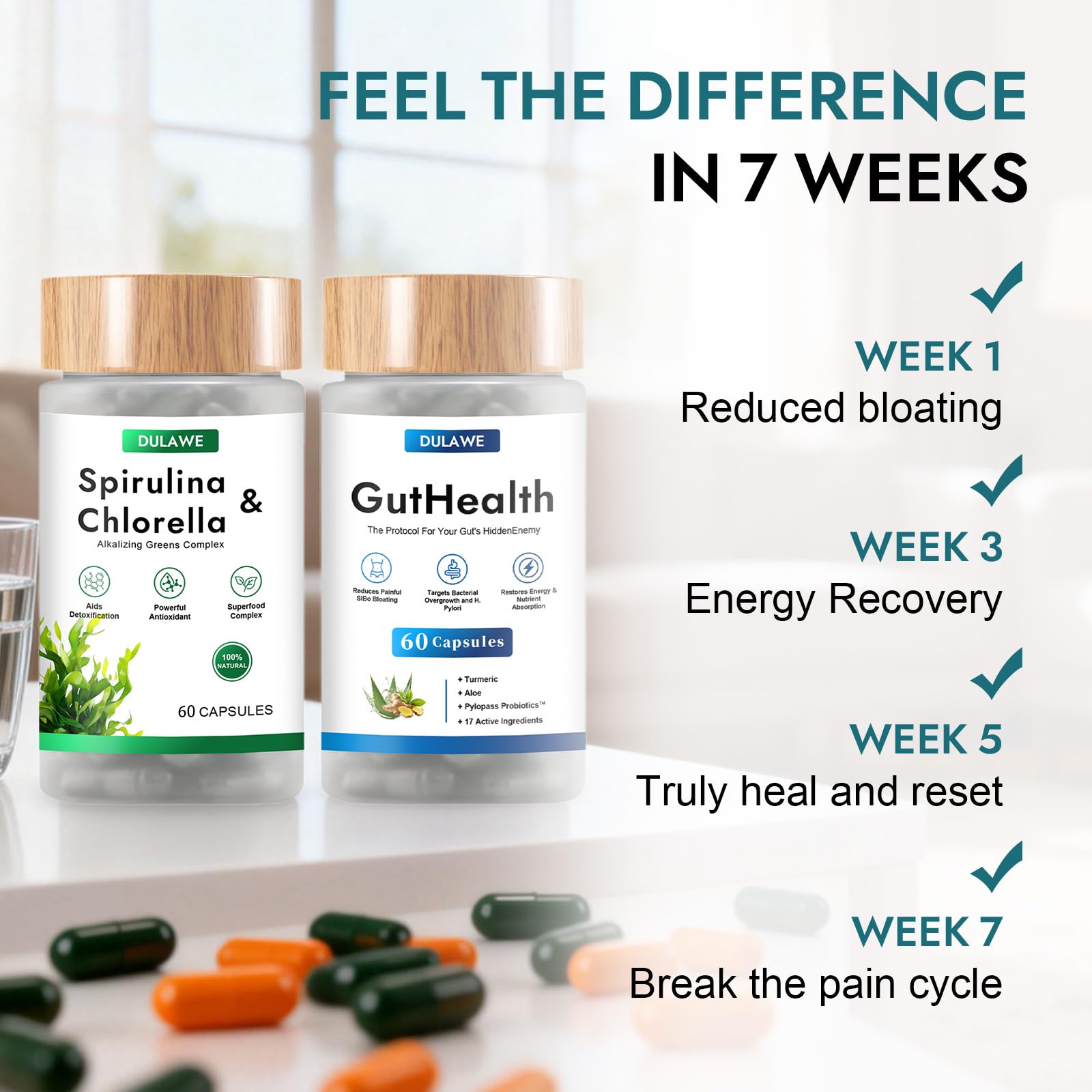 TakTuqa Multi-Enzymes Supplement side view of packaging