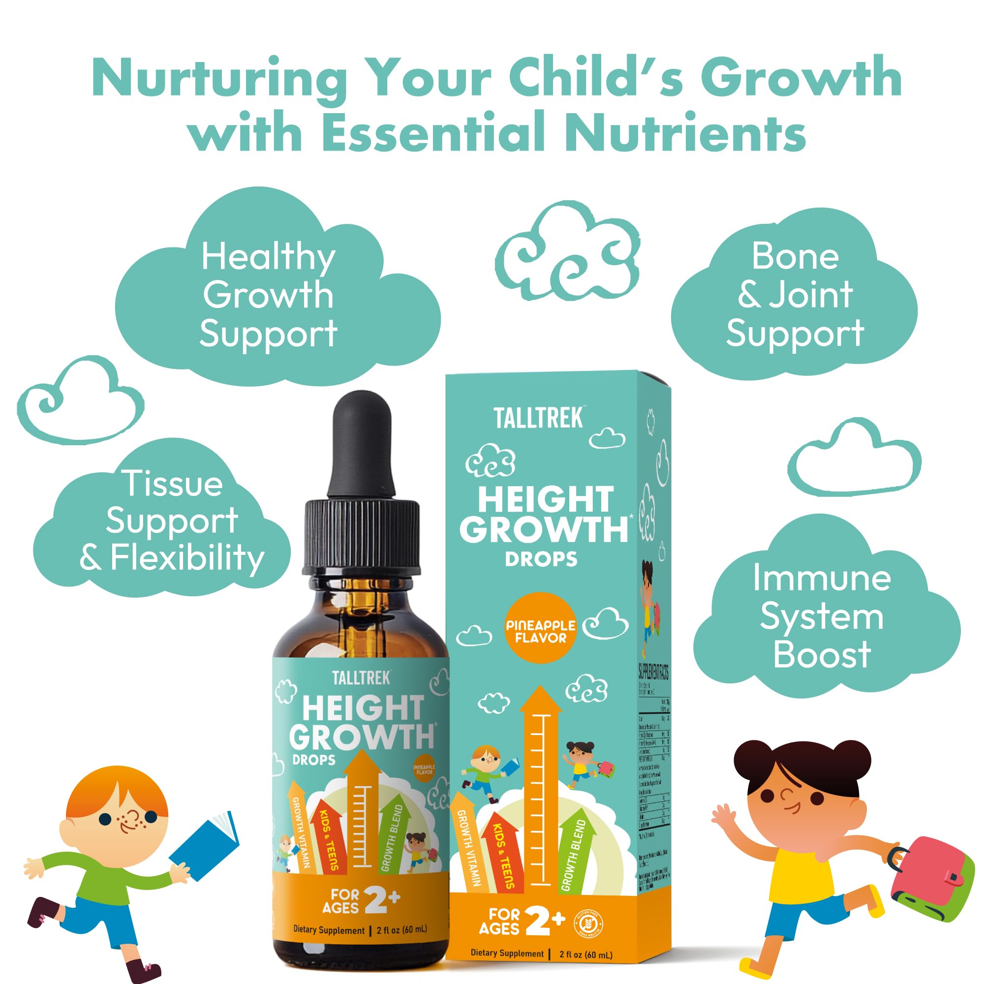 TallTrek Height Growth Drops nutritional information