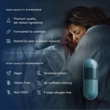 Tally Health Restore Melatonin-Free 90 Capsules ingredients close-up