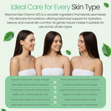 Talsen Chemicals Niacinamide Powder on a wooden surface