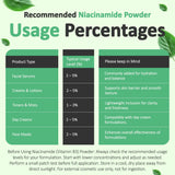 Talsen Chemicals Niacinamide Powder with a scoop