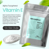 Talsen Chemicals Vitamin E 18g side view with label