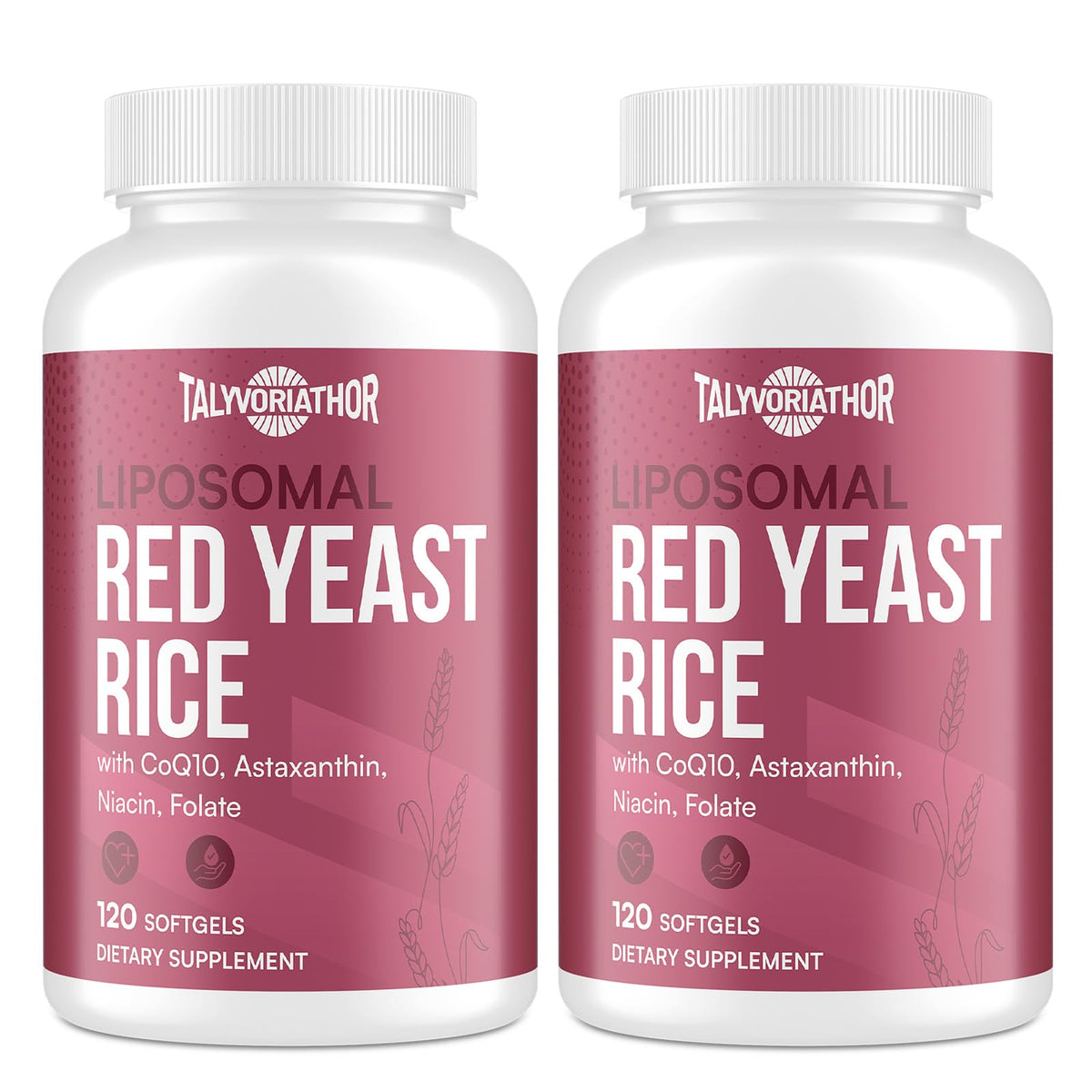 Talyvoriathor Red Yeast Rice 1200mg softgel front view
