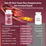 Talyvoriathor Red Yeast Rice 1200mg softgel on a wooden table