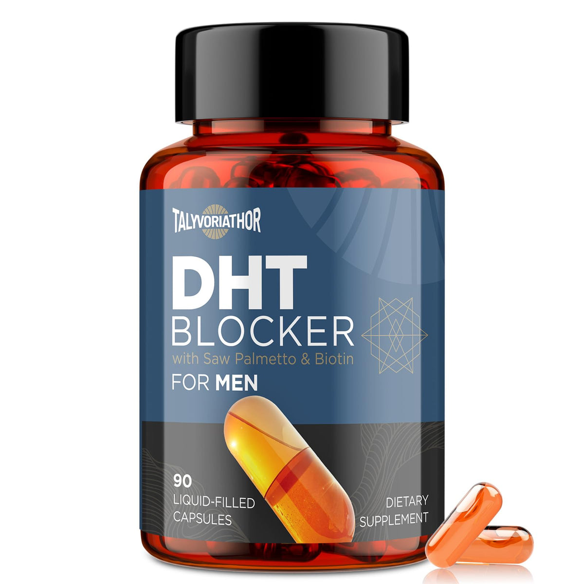 Talyvoriathor Saw Palmetto DHT Blocker Capsules front view