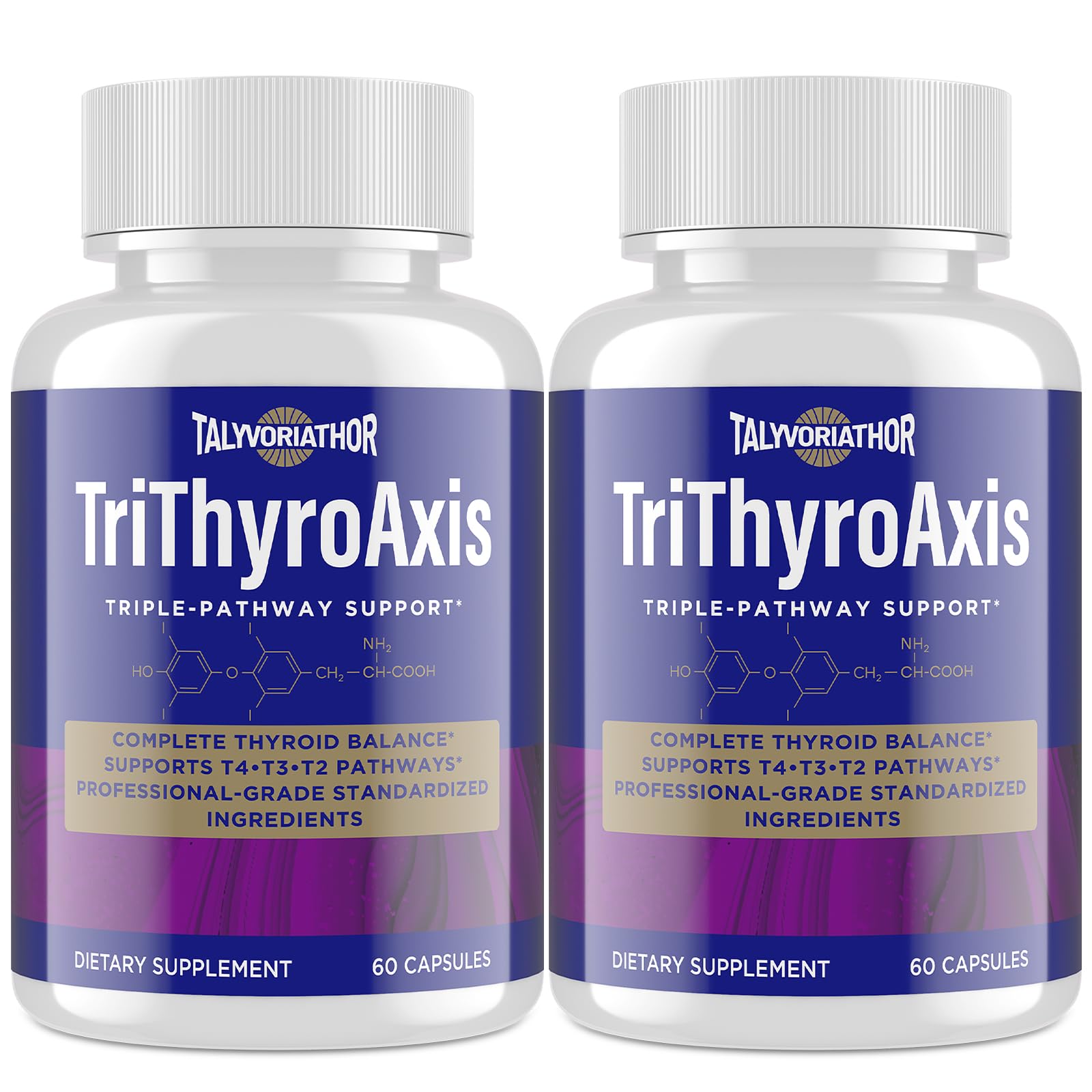 Talyvoriathor TriThyroAxis Thyroid Support 1500mg front view