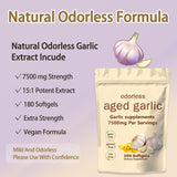TANSPRESSO Aged Garlic Extract Softgels side view