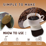 TAOTERS Mushroom Coffee Blend being prepared in a cup