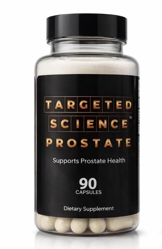 Targeted Science Saw Palmetto Prostate Health Supplement front view