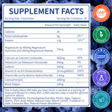 TasoMomi Magnesium Glycinate Gummies 400mg back view