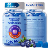 TasoMomi Magnesium Glycinate Gummies 400mg front view