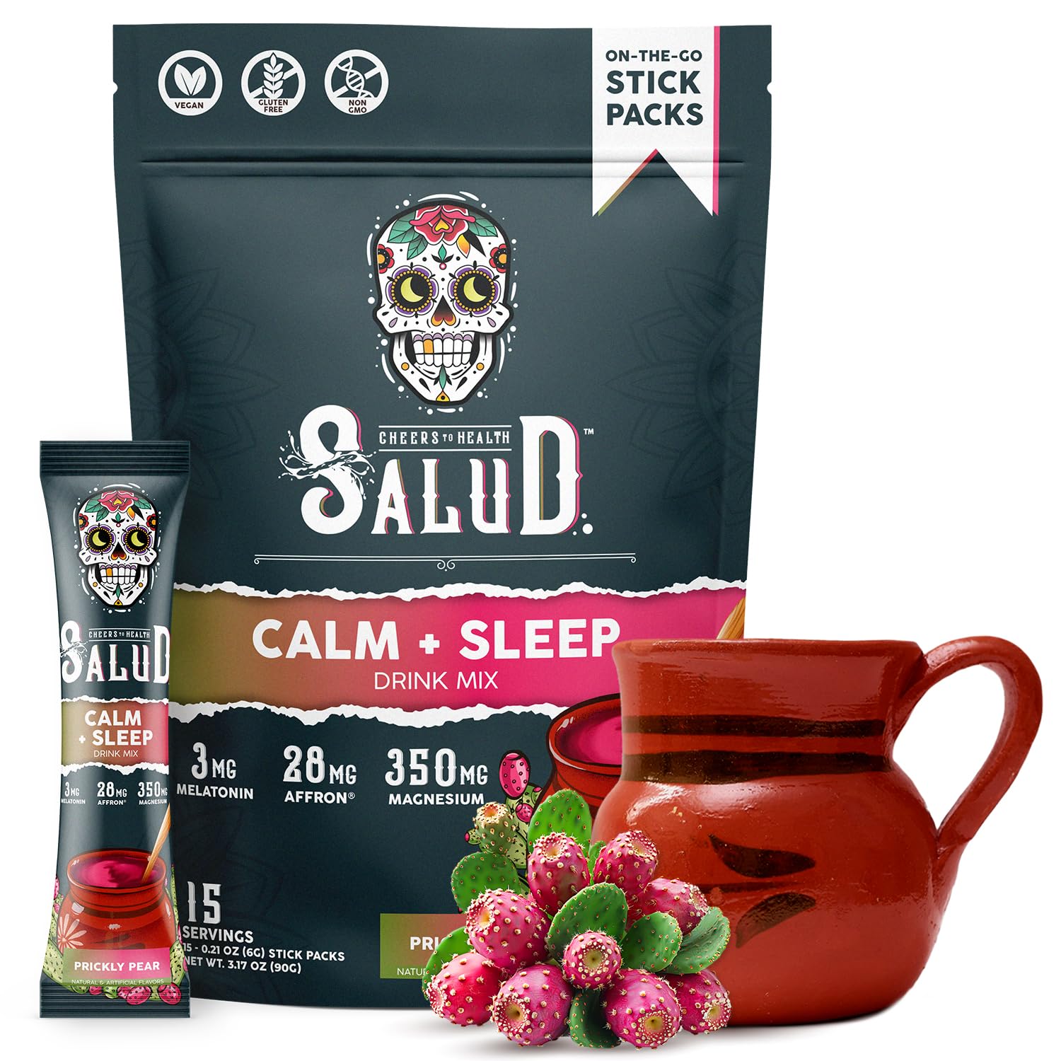 Taste Salud Sleep Supplement 2-in-1 Calm & Sleep stick pack front view