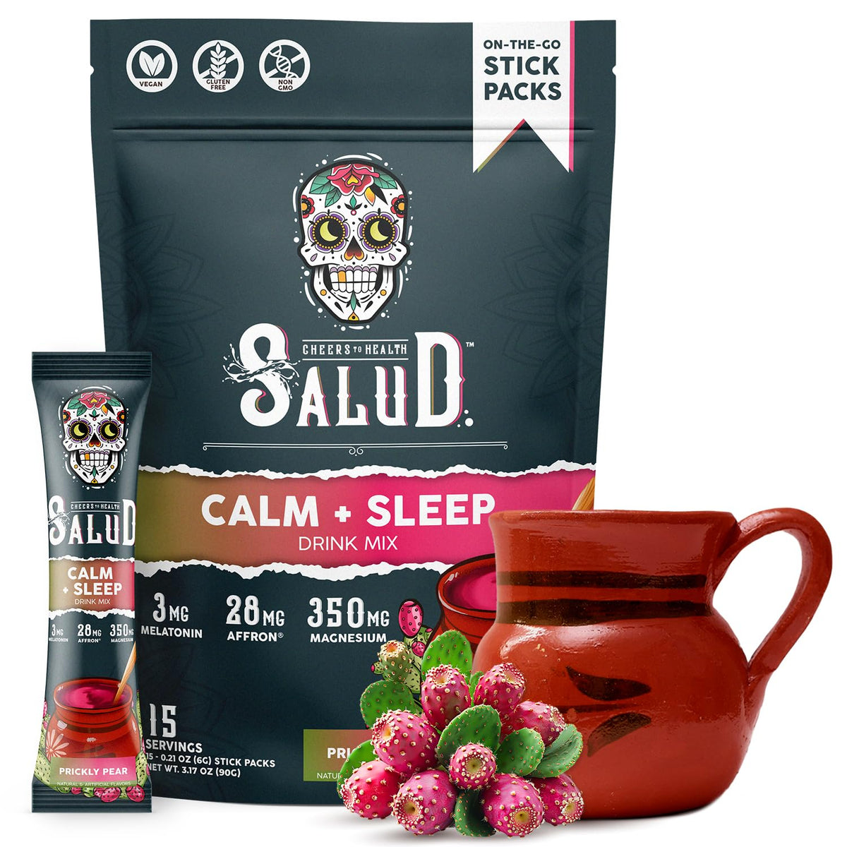 Taste Salud Sleep Supplement 2-in-1 Calm & Sleep stick pack front view