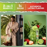 Taste Salud Spirulina 2-in-1 Greens & Superfoods stick pack back view