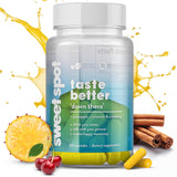 TASTE THE SWEET SPOT Probiotic Capsules front view with packaging