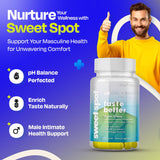 TASTE THE SWEET SPOT Probiotic Capsules side view showing ingredients