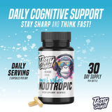 TASTY GAINS Brain Support Supplement 100g capsules with measuring spoon
