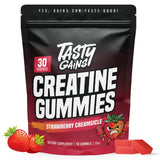 TASTY GAINS Creatine Monohydrate Gummies front view