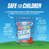 TASTY GAINS Kids & Teens Vitamin Gummies close-up of gummies