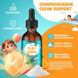 Tatavonix 10 in 1 Zeolite Liquid Drops 2oz with fruits