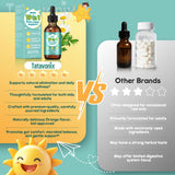 Tatavonix Herbal Gut Cleanse Liquid Drops 280g with ingredients list