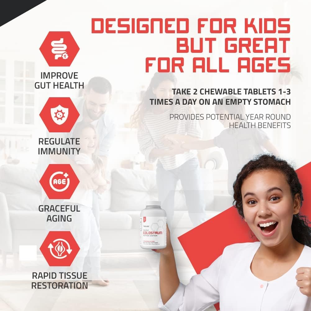 TBR Labs Whole Colostrum packaging details