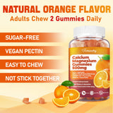 Tcemundry Calcium Magnesium Gummies close-up of gummies