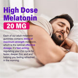 Tcemundry Melatonin Gummies 20mg open pack with gummies