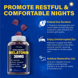 Tcemundry Melatonin Gummies 30mg gummies in hand