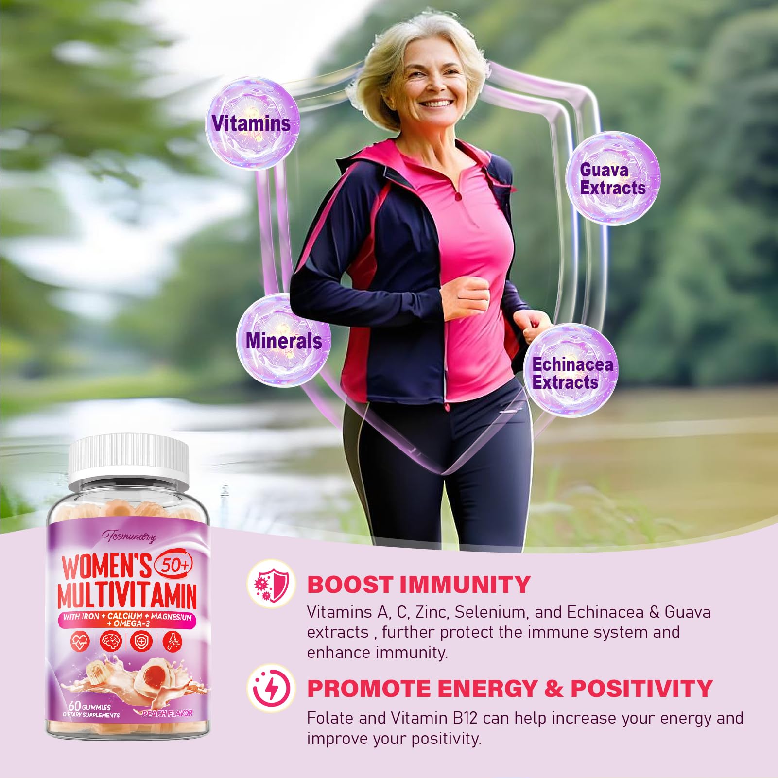 Tcemundry Multivitamin Gummies ingredients list