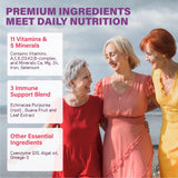 Tcemundry Multivitamin Gummies peach flavour close-up