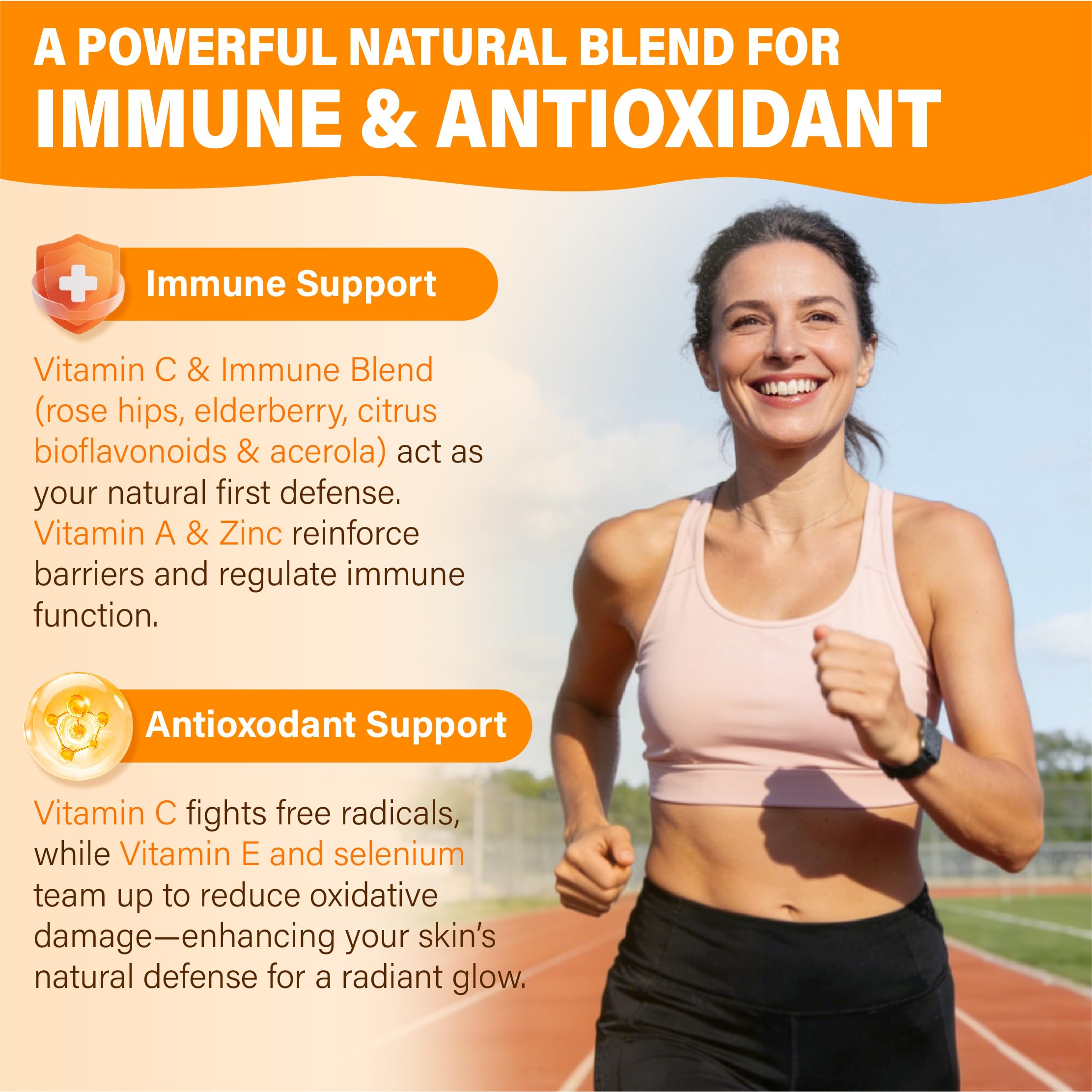 Tcemundry Vitamin C Gummies 1000mg nutritional information