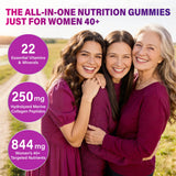 Tcemundry Women's Multivitamin Gummies 40+ gummies close-up