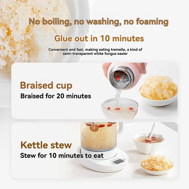 TEAERPKLAE Snow Mushroom Dessert 6g prepared dish with soup