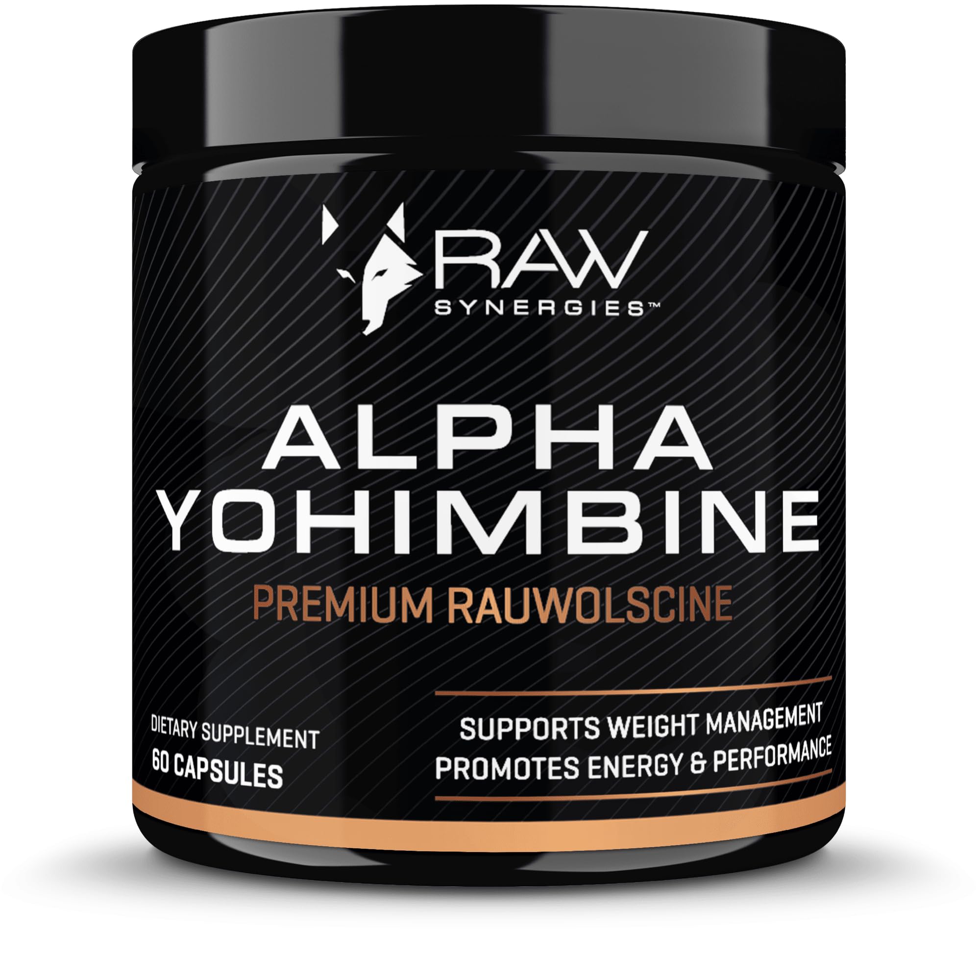 Team Six Supplements Alpha Yohimbine Fat Burner front view