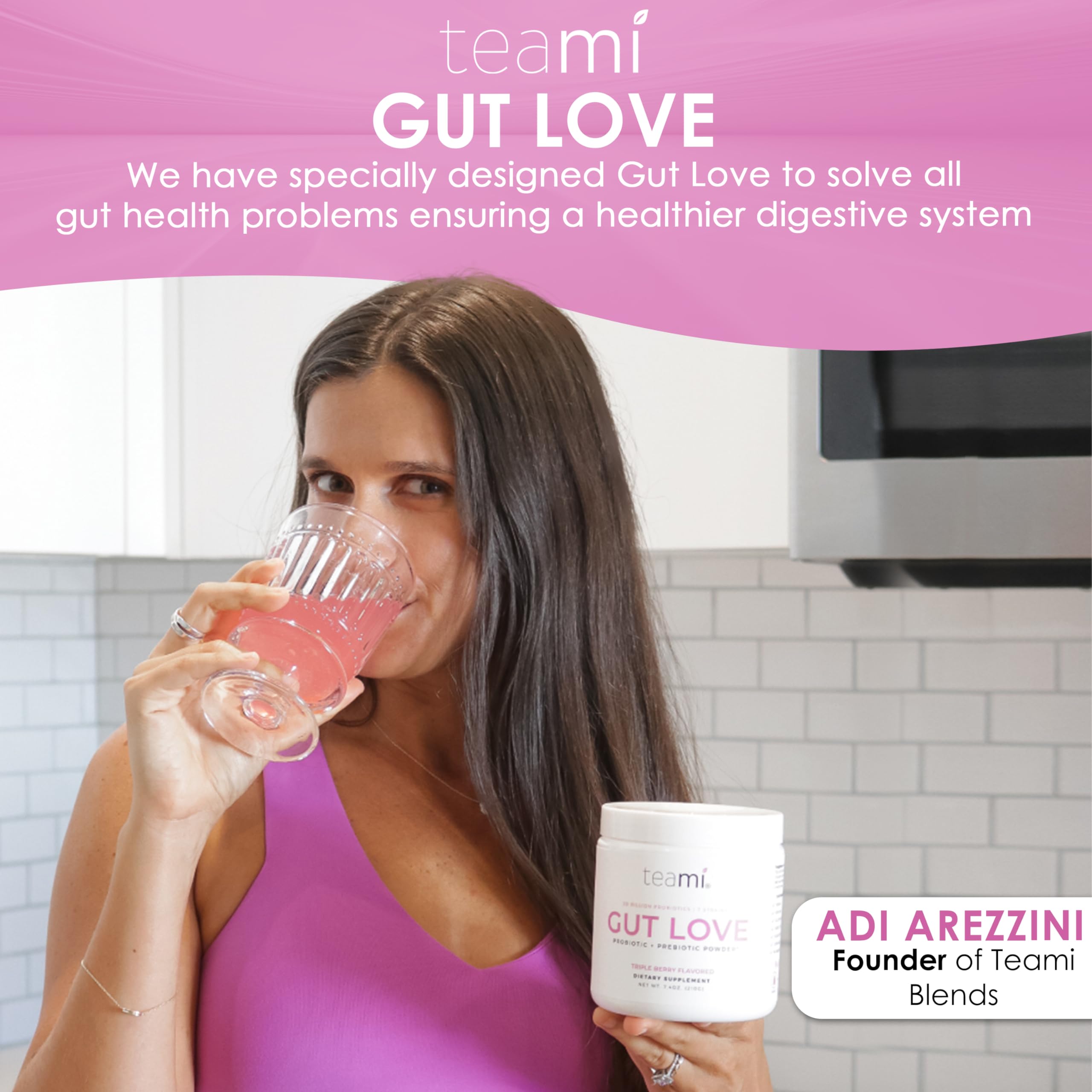 Teami Gut Love Powder 210g ingredients list