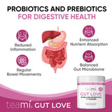 Teami Gut Love Powder 210g side view