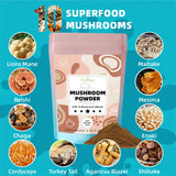 TEATREE 10 Mushroom Powder back packaging view