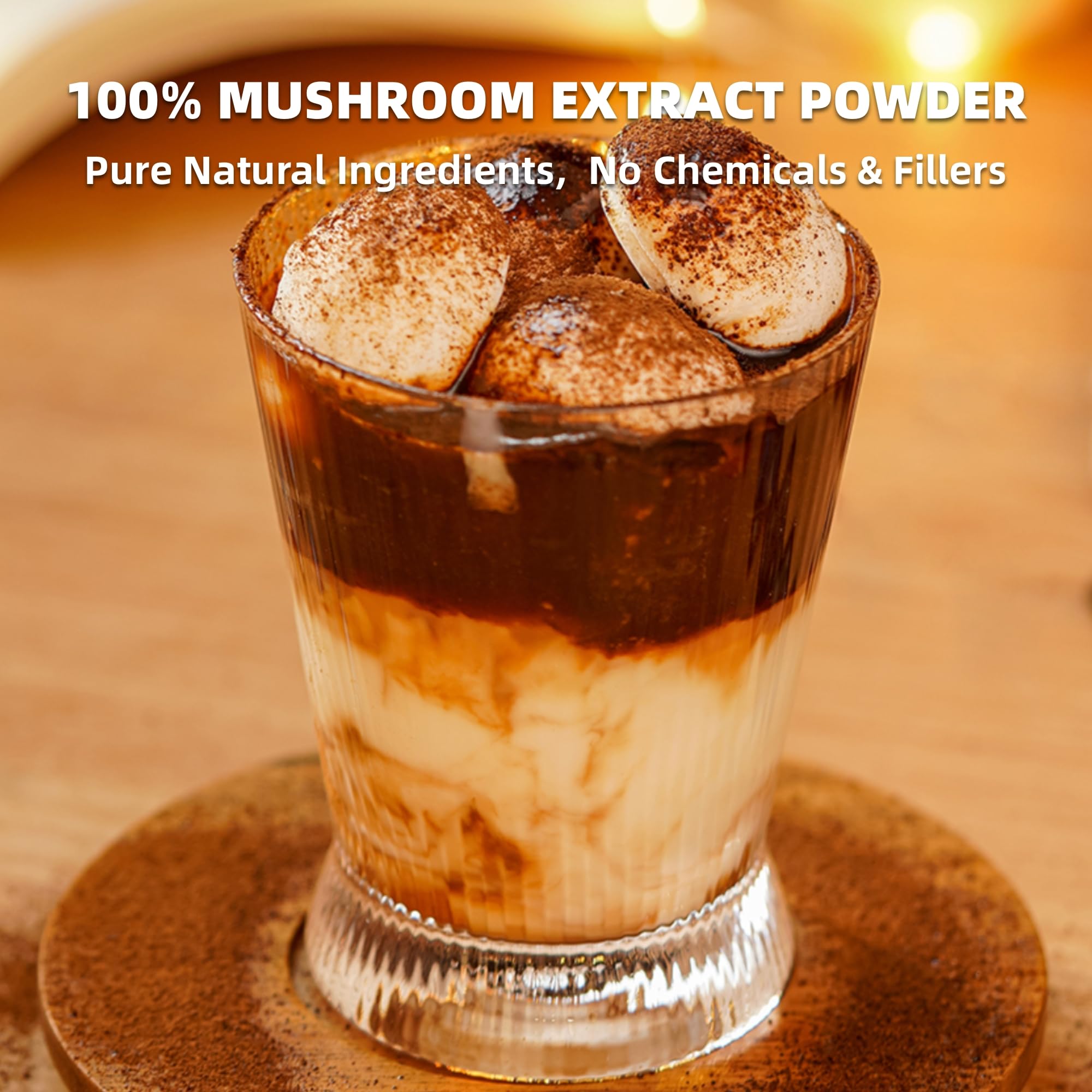 TEATREE 10 Mushroom Powder scoop with powder
