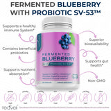 Teaveli Blueberry Supplement 50g packaging