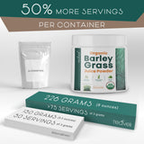 Teaveli Organic Barley Grass Juice Powder 226g packaging