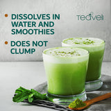 Teaveli Organic Barley Grass Juice Powder 226g side view
