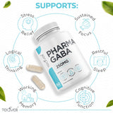 Teaveli Pharma GABA Supplement 250mg capsule close-up
