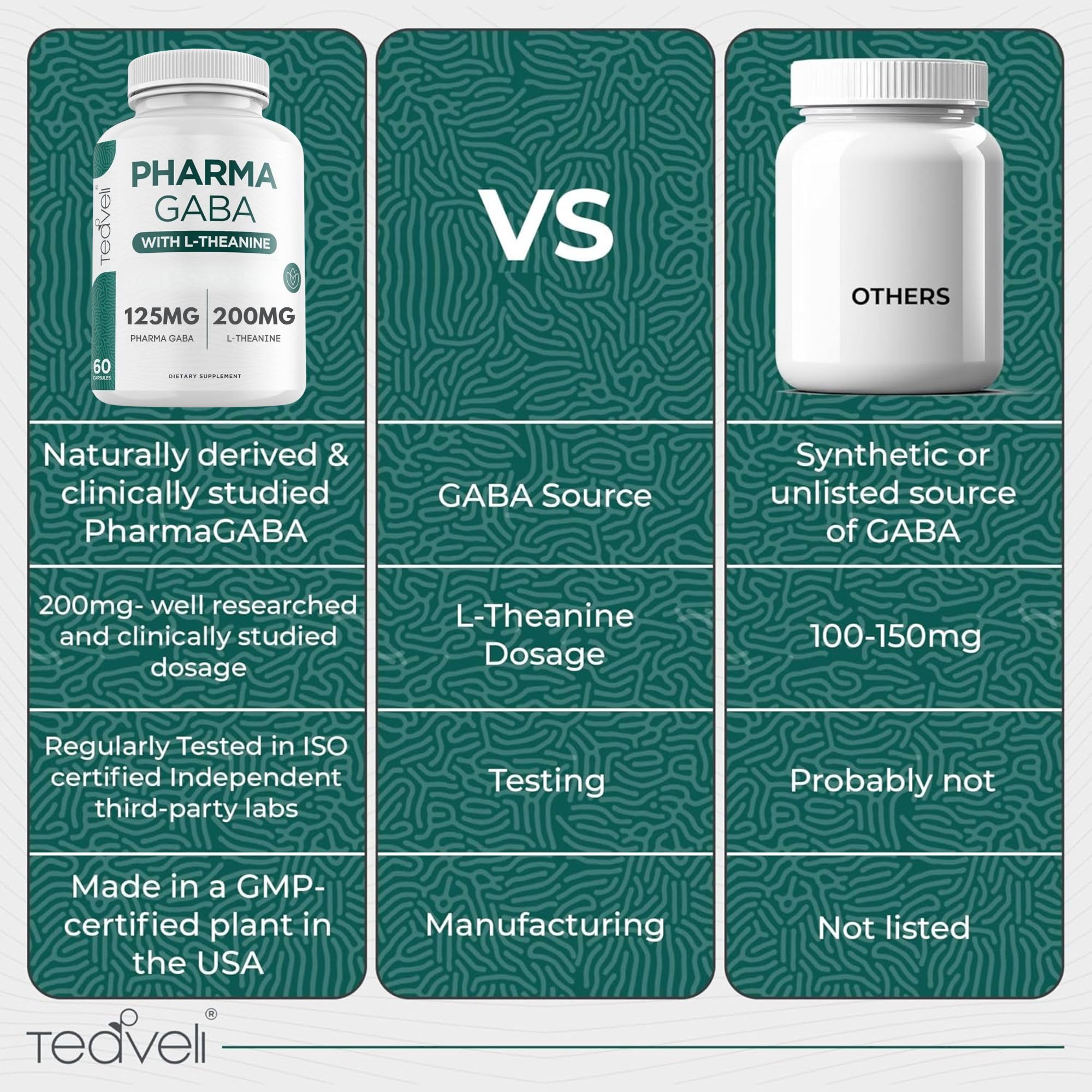 Teaveli Sleep Supplement capsules on a wooden table