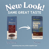 Teeccino Dark Chocolate Prebiotic Coffee Alternative package back view
