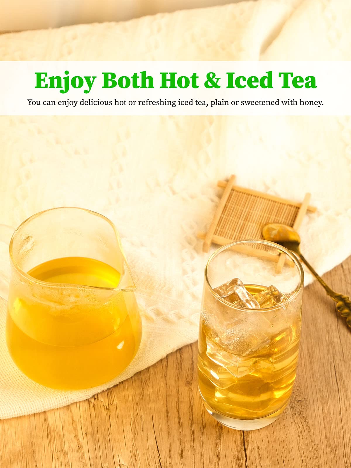 TeeLux Decaffeinated Green Tea loose tea leaves